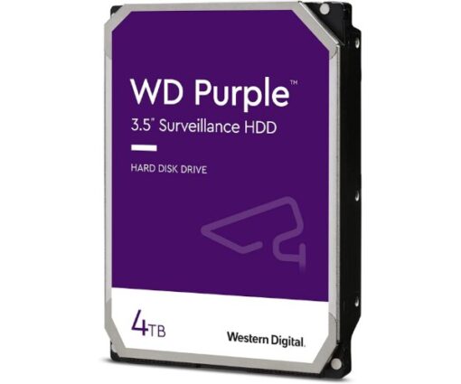 דיסק קשיח פנימי לנייח WD 4TB Purple 5400rpm 128MB 3.5