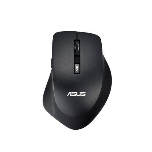 עכבר אלחוטי ASUS WT425 – חיבור RF 2.4GHz, עיצוב ארגונומי, לחיצה שקטה – צבע שחור מט