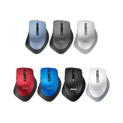 עכבר אלחוטי ASUS WT425 – חיבור RF 2.4GHz, עיצוב ארגונומי, לחיצה שקטה – צבע שחור מט