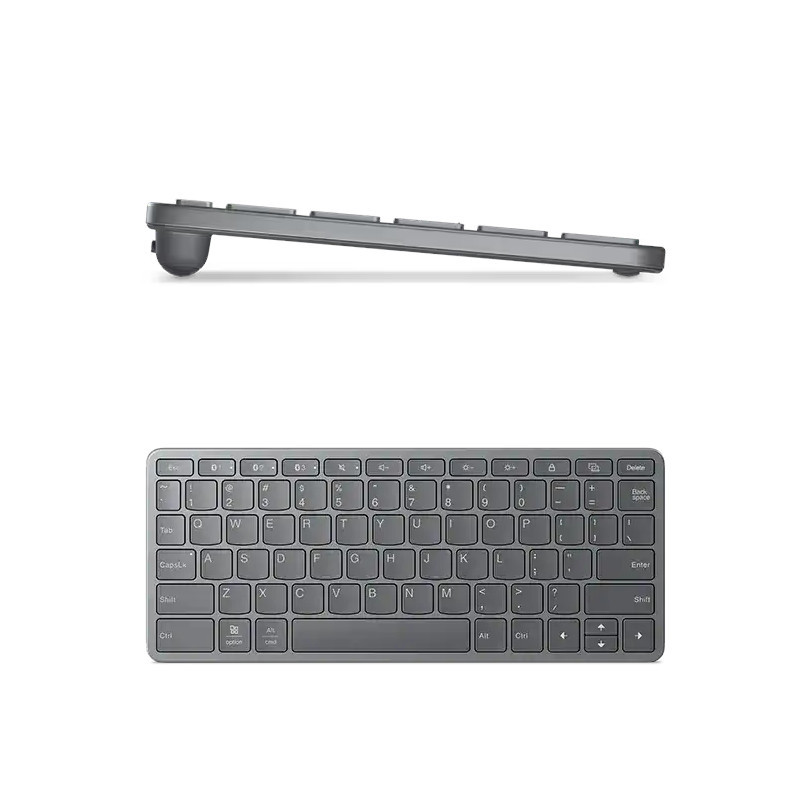 (Lenovo Multi-Device Wireless Keyboard - ZG38C05821 (Hebrew+English – תמונה 2