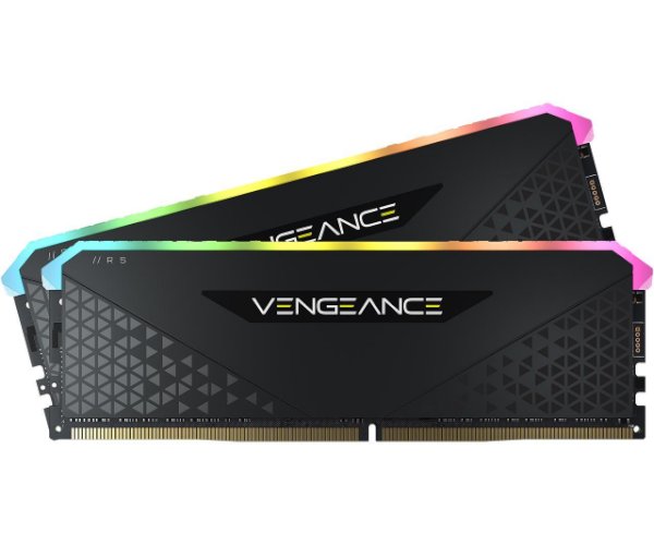 ז.לנייח CORSAIR Vengeance RGB RS 2X16 32GB DDR4 3600 For AMD CL18
