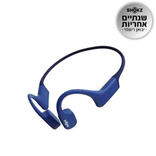 אוזניות שחיה SHOKZ OPENSWIM MP3 כחול 4GB IP68 8 שעות סוללה באחריות יבואן רשמי