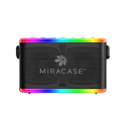רמקול נייד+מיקרופון דגם MBTS880 מבית MIRACASE בצבע כתום