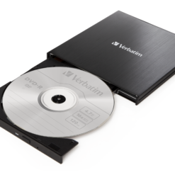 VERBATIM EXTERNAL SLIMLINE CD DVD WRITER USB3.2 Gen1 USB-C