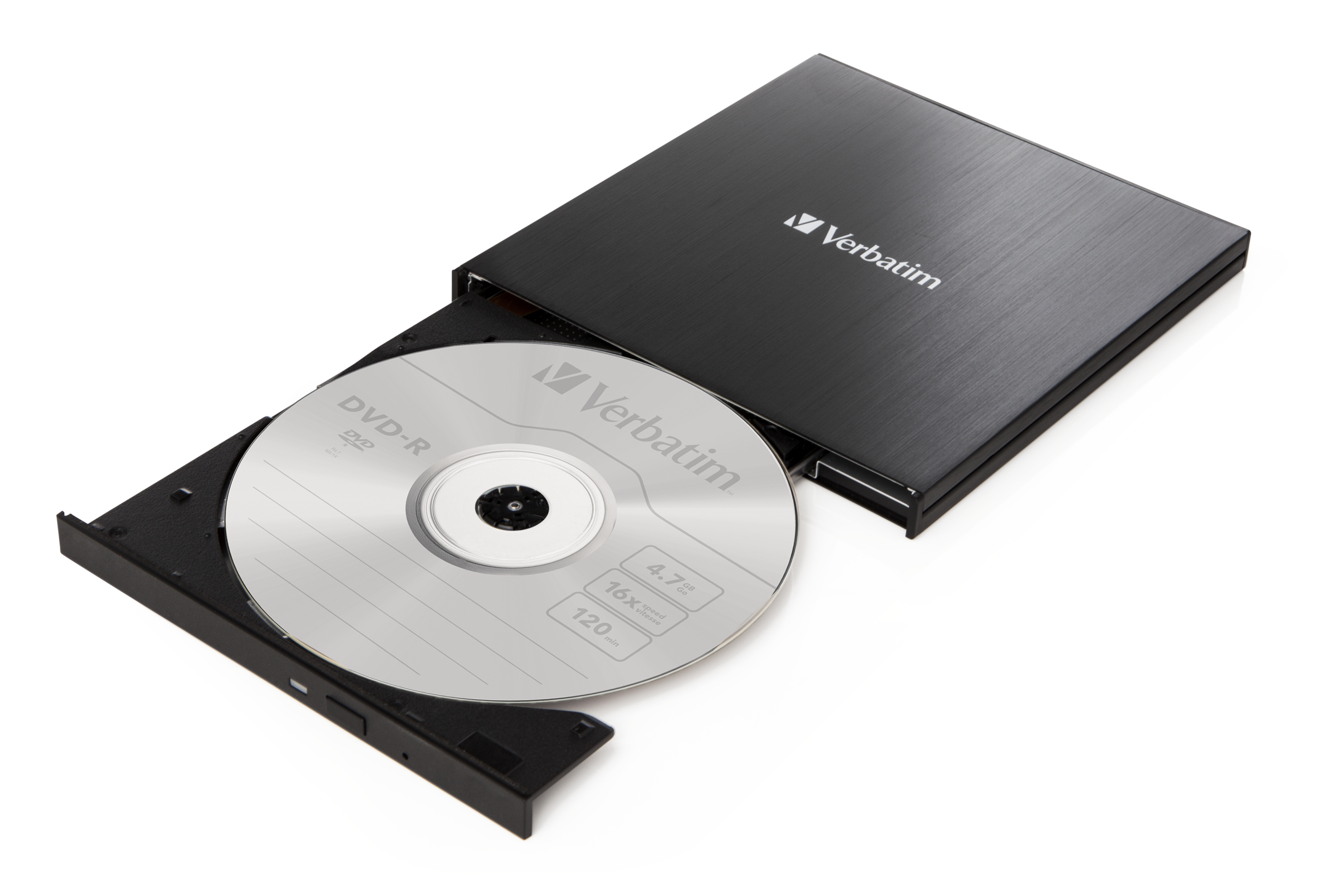 VERBATIM EXTERNAL SLIMLINE CD DVD WRITER USB3.2 Gen1 USB-C