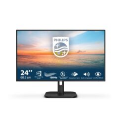 מסך מחשב Philips 24E1N1200A בגודל 23.8'' Full HD פאנל IPS ברענון 120Hz עם רמקולים