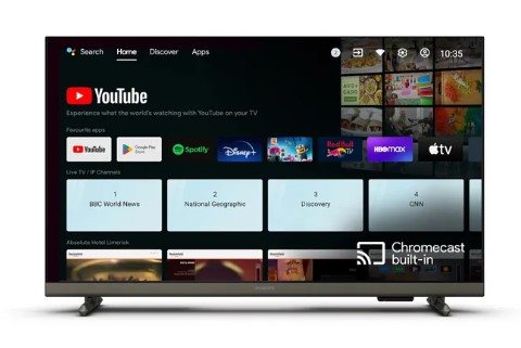 מסך מלונאי Philips בגודל 32 אינץ' HD דגם 32HFL4518 עם Android TV 11 ו-WiFi – תמונה 2