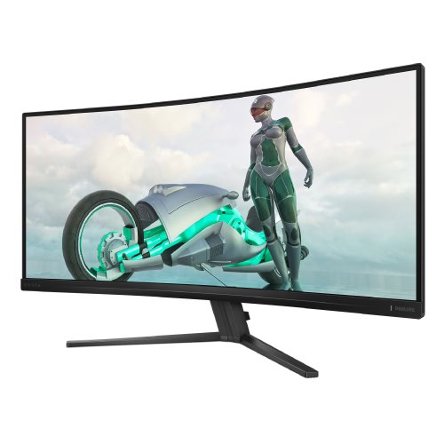 מסך גיימינג קעור Philips Evnia 34M2C3500 בגודל 34 אינץ' UWQHD 180Hz – תמונה 3