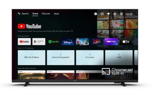 מסך מלונאי Philips בגודל 43 אינץ' 4K UHD דגם 43HFL4518U עם Android TV 11 ו-WiFi