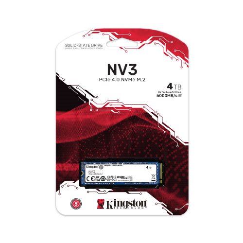 Kingston NV3 4TB SSD PCIe 4.0 NVMe M.2 2280