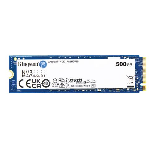 Kingston NV3 500GB SSD PCIe 4.0 NVMe M.2 2280 – תמונה 2