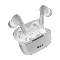 Alternative view of אוזניות NETAC LK65 Bluetooth 5.3 Up to 5.5Hrs Play White Stereo