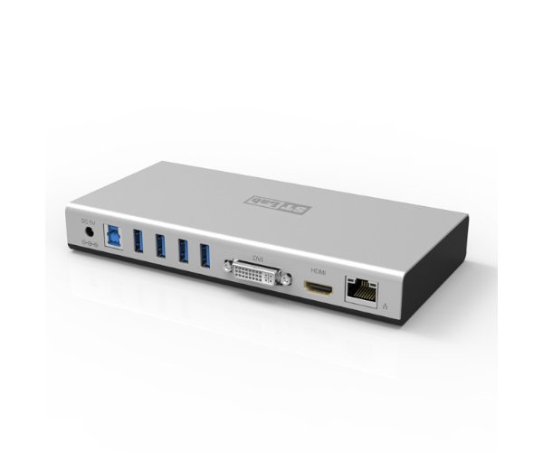 תחנת עגינה אוניברסלית USB3.0 DVI HDMI ST LAB ST-U-900 – תמונה 2