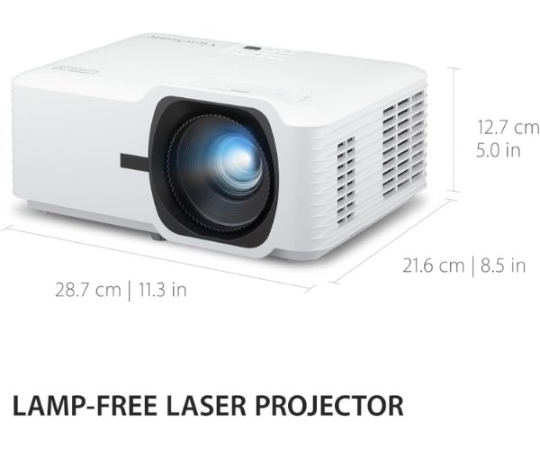 מקרן ViewSonic LS740HD Laser 5,000 Lumens FHD 2XHDMI Speakers – תמונה 2