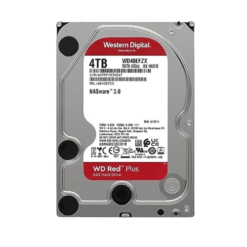 דיסק קשיח Western Digital 4TB Red Plus 128MB Cache 5400RPM SATA3
