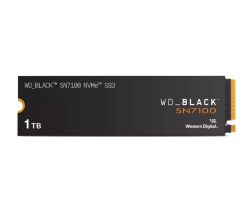 כונן SSD פנימי WD Black SN7100 – נפח 1TB – ממשק PCIe 4.0 NVMe – קריאה עד 7,300MB/s