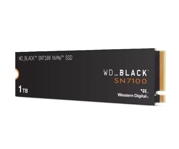 כונן SSD פנימי WD Black SN7100 – נפח 1TB – ממשק PCIe 4.0 NVMe – קריאה עד 7,300MB/s – תמונה 2