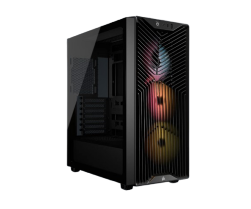 מארז מחשב Corsair 3200D RS ARGB – Mid Tower – ATX – 3 מאווררי ARGB 120mm – שחור