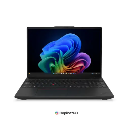 מחשב נייד Lenovo ThinkPad T16 G5 – מעבד Intel Core Ultra 7 355 – זכרון 32GB – כונן 512GB SSD – מ.גרפי Intel Graphics – מסך 16" – צבע שחור