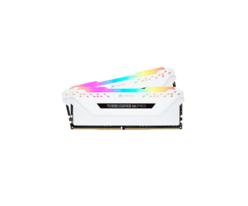 זיכרון לנייח Corsair Vengeance RGB PRO 16GB (2x8GB) – DDR4 – 3200MHz – CL16 – לבן