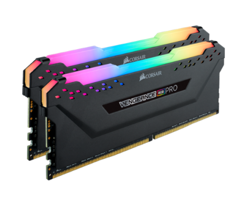 זיכרון לנייח Corsair Vengeance RGB PRO 16GB (2x8GB) – DDR4 – 3200MHz – CL16 – שחור