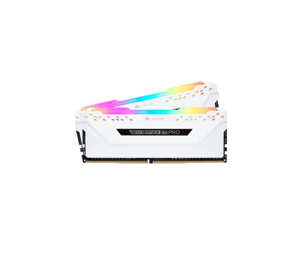 זיכרון לנייח Corsair Vengeance RGB PRO 32GB (2x16GB) – DDR4 – 3200MHz – CL16 – לבן