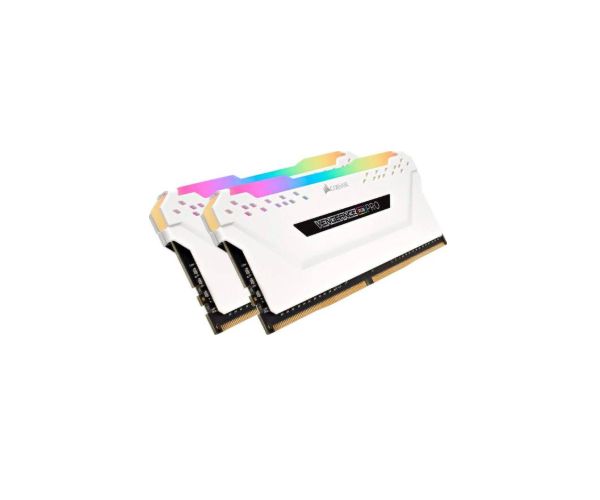 זיכרון לנייח Corsair Vengeance RGB PRO 32GB (2x16GB) – DDR4 – 3200MHz – CL16 – לבן – תמונה 3