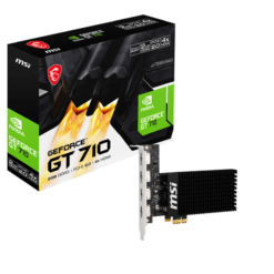 כרטיס מסך MSI GT 710 2GB GDDR6 4HDMI שחור מקצועי באחריות יבואן רשמי