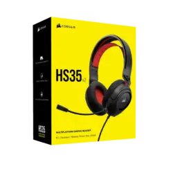 Alternative view of אוזניות גיימינג אדום CORSAIR HS35 v2 Multiplatform