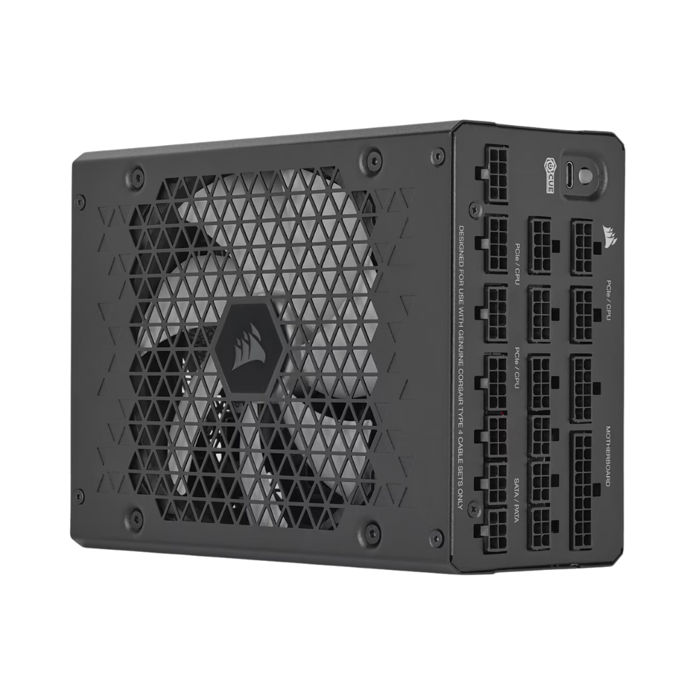 ספק כוח Corsair HX1200i – הספק 1200W – תקן 80+ Platinum – מודולרי מלא
