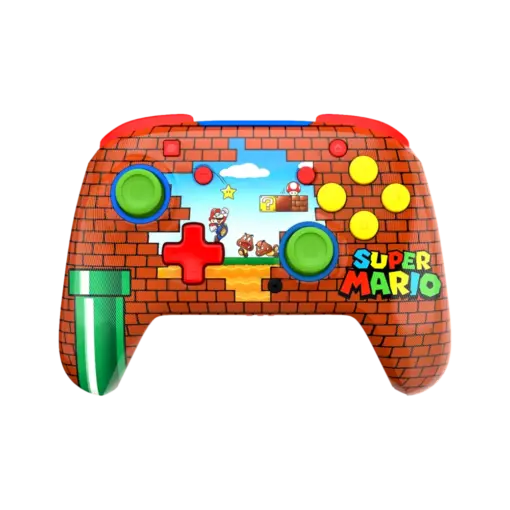 בקר גיימינג אלחוטי דגם Rematch™ Wireless Controller - Mario Bricks עבור Nintendo Switch, מבית Turtle Beach