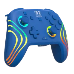 Alternative view of בקר גיימינג אלחוטי ל-Nintendo Switch 2 דגם Afterglow Wave Wireless Controller בצבע כחול מבית Turtle Beach