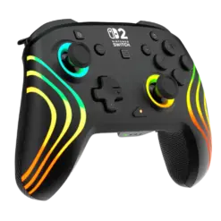 Alternative view of בקר גיימינג אלחוטי ל-Nintendo Switch 2 דגם Afterglow Wave Wireless Controller בצבע שחור מבית Turtle Beach