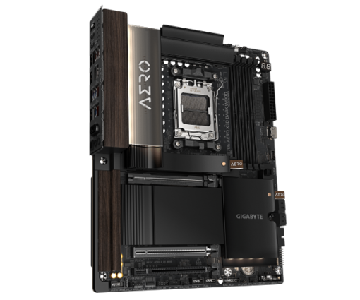 לוח אם Gigabyte X870E AERO X DK WOOD – תושבת AM5 – ערכת שבבים X870E – זיכרון DDR5 – WiFi 7 – ATX
