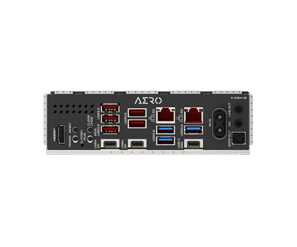 לוח אם Gigabyte X870E AERO X DK WOOD – תושבת AM5 – ערכת שבבים X870E – זיכרון DDR5 – WiFi 7 – ATX – תמונה 5