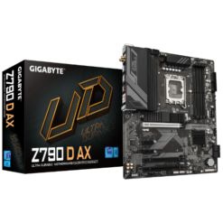 לוח אם Gigabyte Z790 D AX – LGA 1700 – ערכת שבבים Z790 – ATX – DDR5 – Wi-Fi 6E – PCIe 5.0