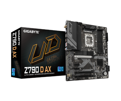 לוח אם Gigabyte Z790 D AX – LGA 1700 – ערכת שבבים Z790 – ATX – DDR5 – Wi-Fi 6E – PCIe 5.0