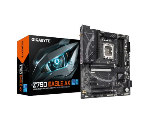 לוח אם Gigabyte Z790 EAGLE AX – LGA 1700 – ערכת שבבים Z790 – ATX – DDR5 – Wi-Fi 6E – PCIe 5.0