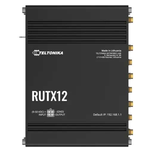 נתב סלולרי תעשייתי RUTX12 מבית TELTONIKA