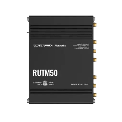 נתב סלולרי תעשייתי RUTM50 5G מבית TELTONIKA
