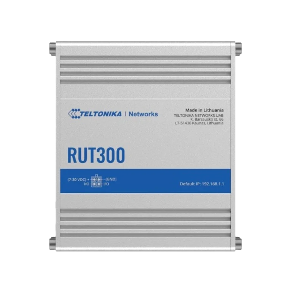 נתב קווי (ללא סים) RUT300 מבית TELTONIKA