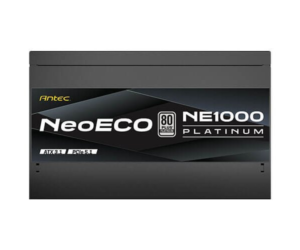 ספק כוח ANTEC NE1000P 1000W – תקן 80Plus Platinum – מודולרי מלא – ATX 3.1 – חיבור 12VHPWR – תמונה 2