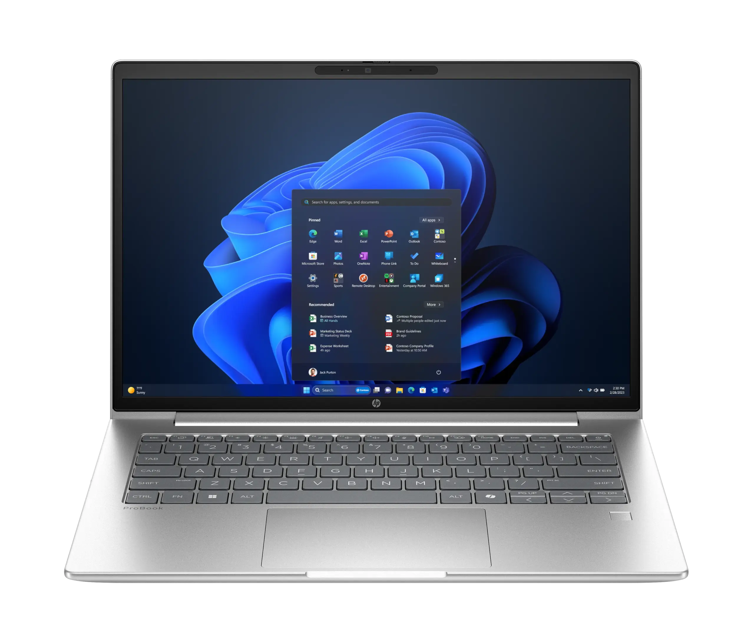 מחשב נייד HP ProBook 4 G1i 14" – מעבד Intel Core 5 120U – זכרון 16GB – כונן 512GB SSD – מ.גרפי Intel Graphics – צבע כסוף – תמונה 4