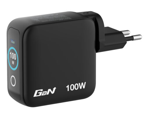 VERBATIM MINI GAN CHARGER 100W WITH DISPLAY