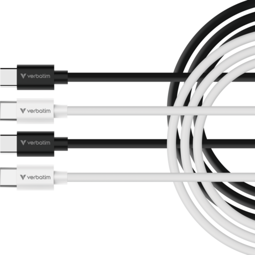 VERBATIM SYNC&CHARGE USB C TO USB C 60W 1M – מארז זוגי