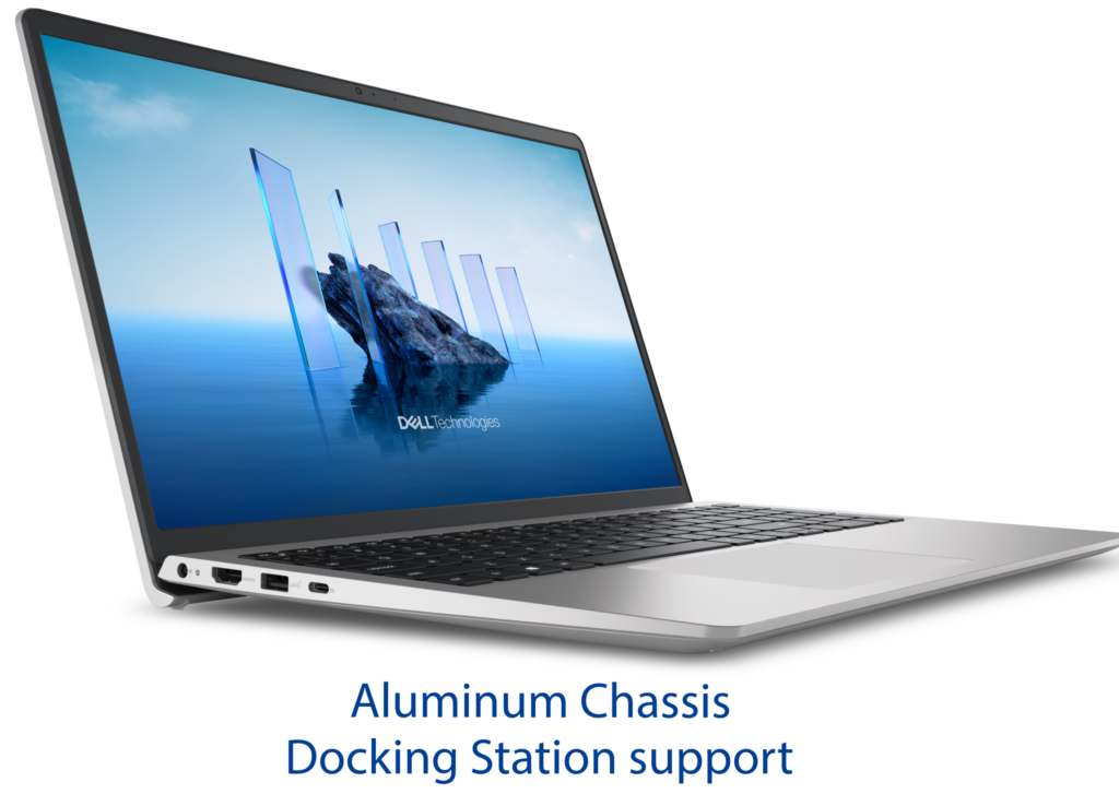 מחשב נייד Dell Pro 15 Essential PV15250 – מעבד Intel Core i5-1334U – זכרון 16GB DDR5 – כונן 1TB SSD – מ.גרפי Intel – מסך 15.6" Full HD 120Hz – צבע Platinum Silver