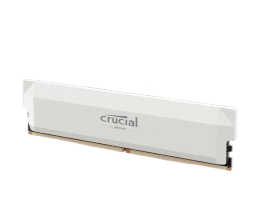 זכרון למחשב נייח Crucial Pro DDR5 16GB – מהירות 6400MHz – CL32 – תאימות XMP ו-EXPO – צבע לבן