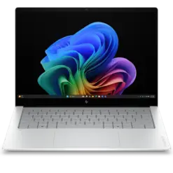 Alternative view of מחשב נייד HP OmniBook X 14 – מעבד Intel Core Ultra 7 356H – זכרון 32GB – כונן 1TB SSD – מ.גרפי Intel Graphics – צבע כסוף