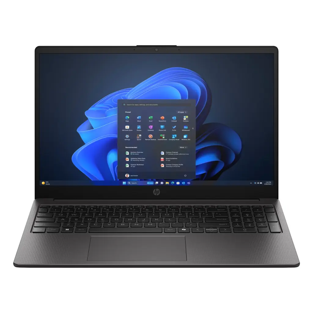 מחשב נייד HP 250R G10 15.6" – מעבד Intel Core 5 120U – זכרון 8GB – כונן 512GB SSD – מ.גרפי Intel Graphics – ללא מערכת הפעלה