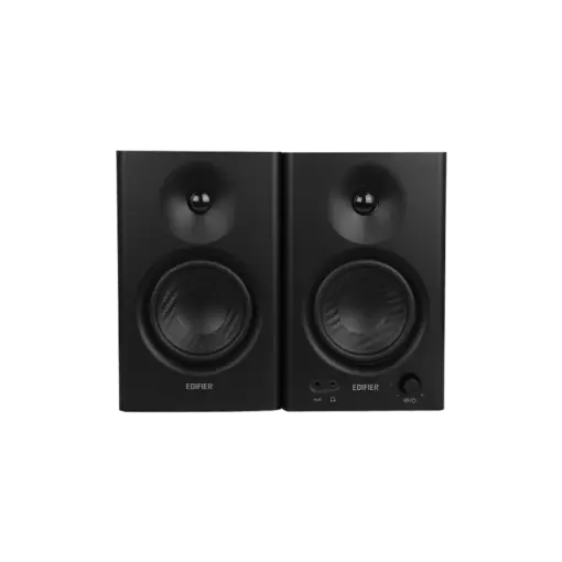 רמקולי סטודיו מוגברים Edifier MR4 – הספק 21W + 21W – טווח תדרים 60Hz–20kHz – צבע שחור